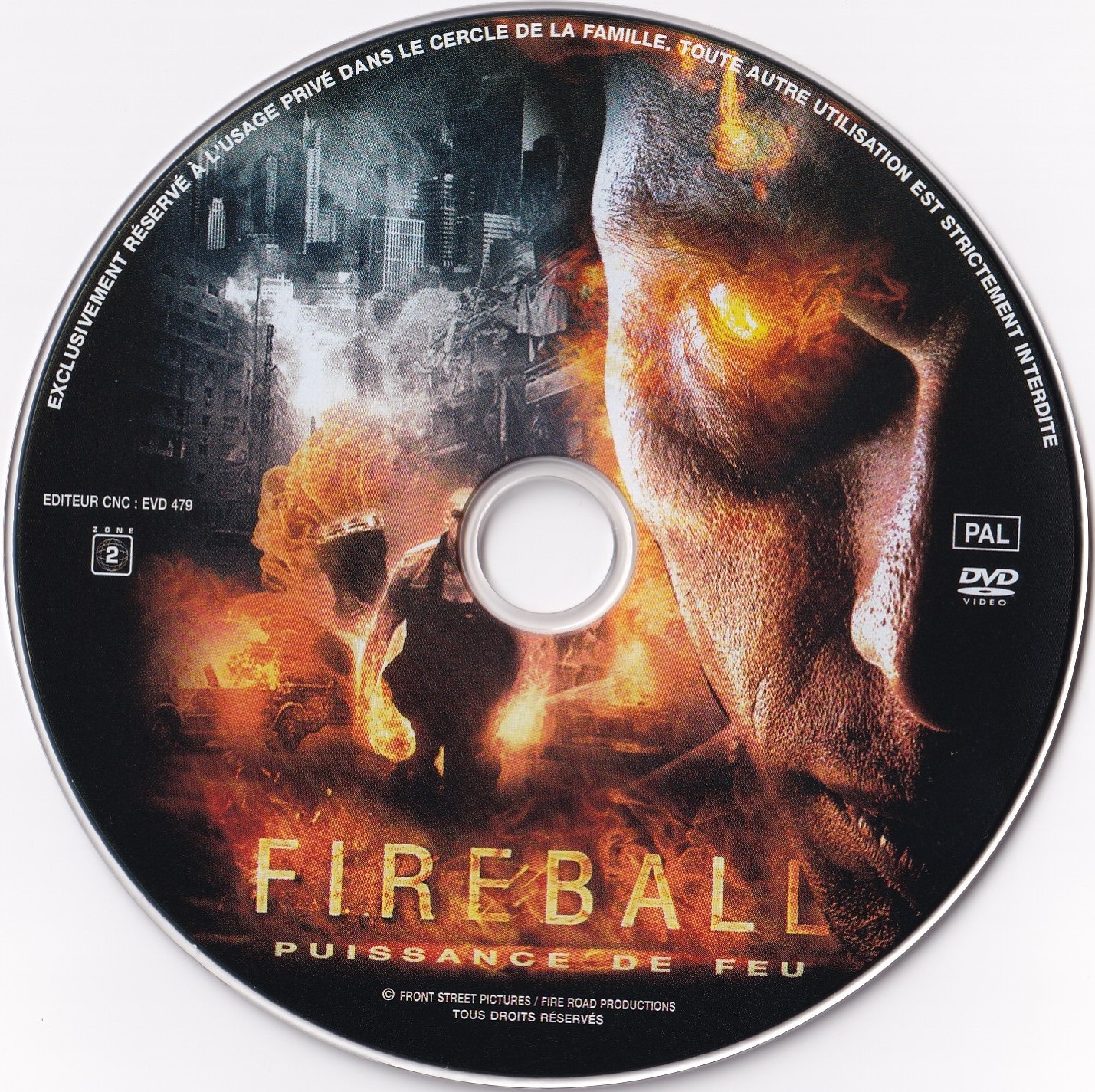 Fireball Puissance de Feu  Sticker DVD 